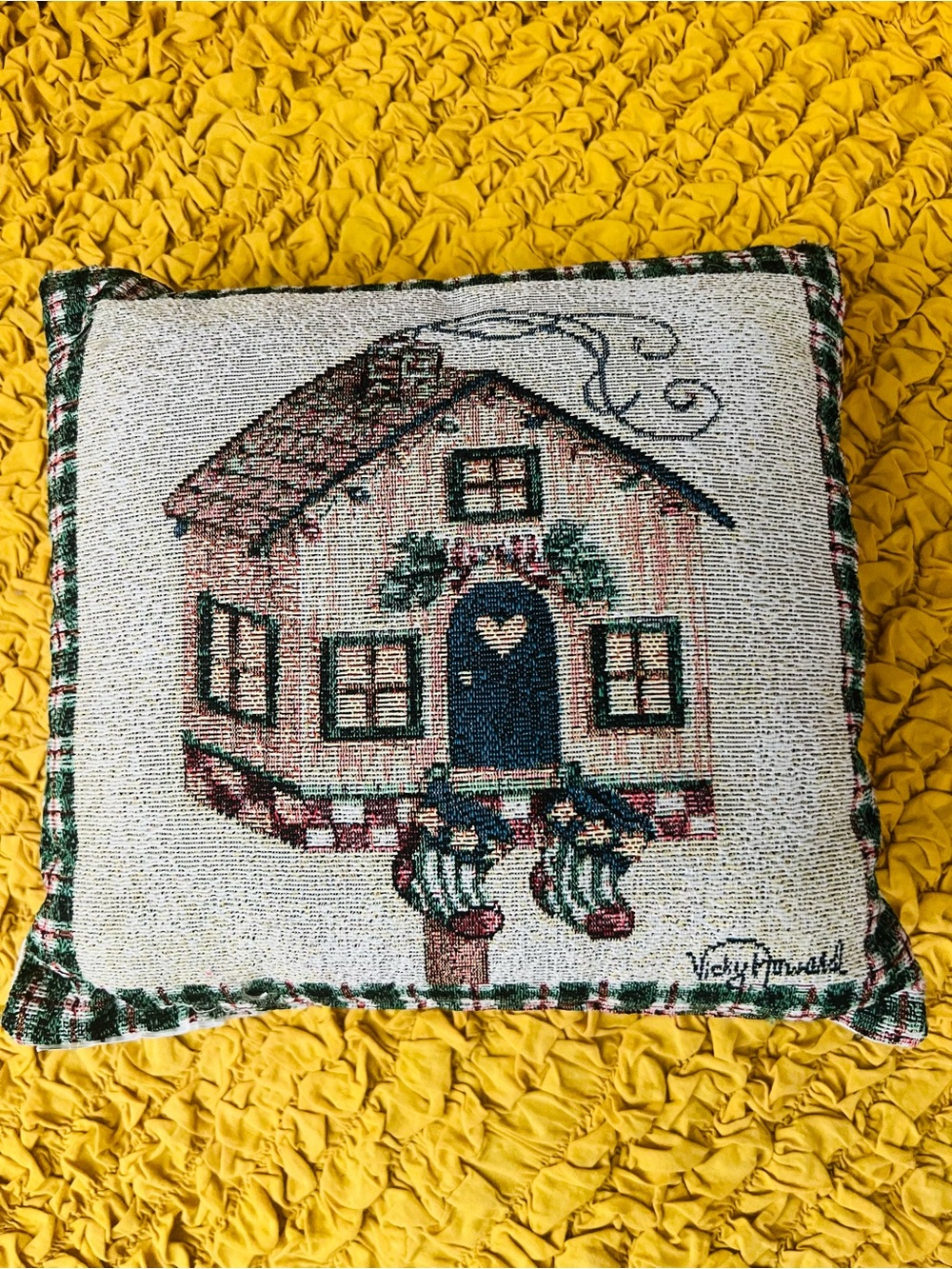 Cottage Core Vicky Howard Throw Pillow
